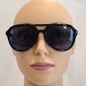 Coach Black Aviator Sunglasses